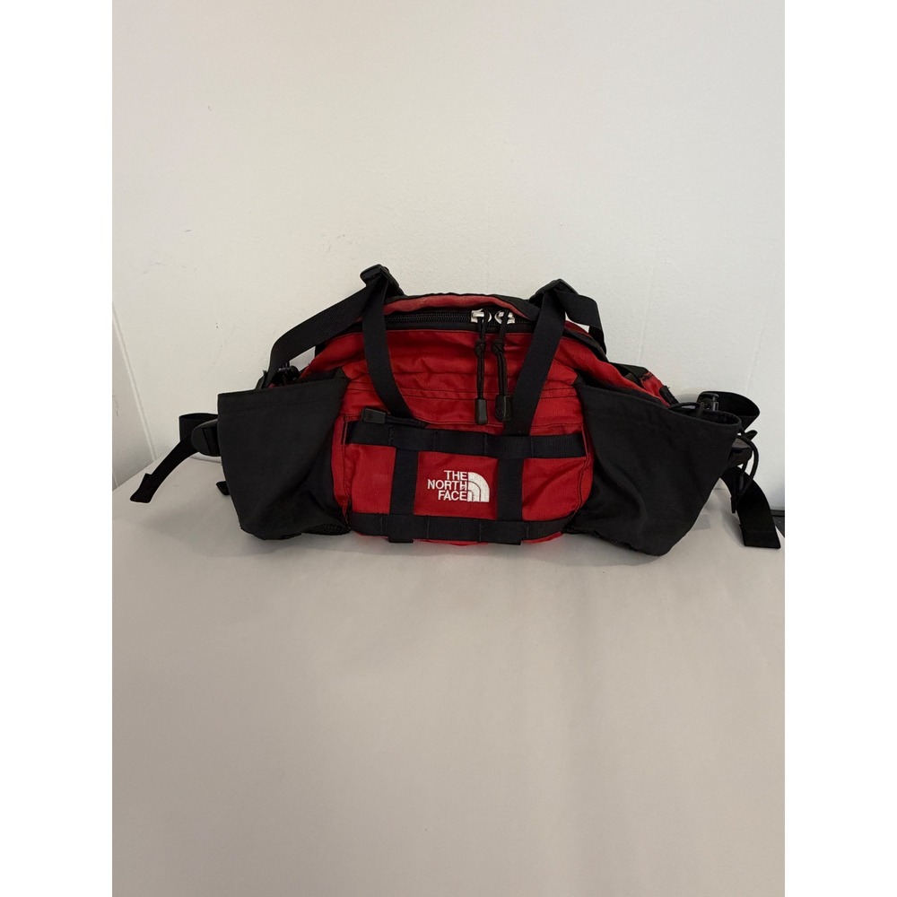 The North Face Hiking Waist Pack Unisex OS Red Lumbar Bag Granola Trail